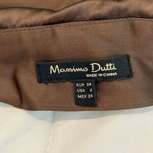 MASSIMO DUTTI satin skirt